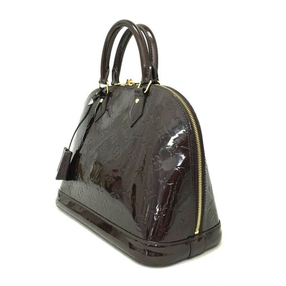 Authentic Louis Vuitton Monogram Vernis Alma PM - Picture 3 of 15